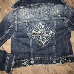 Miss Me denim jacket with rhinestones!! 😍